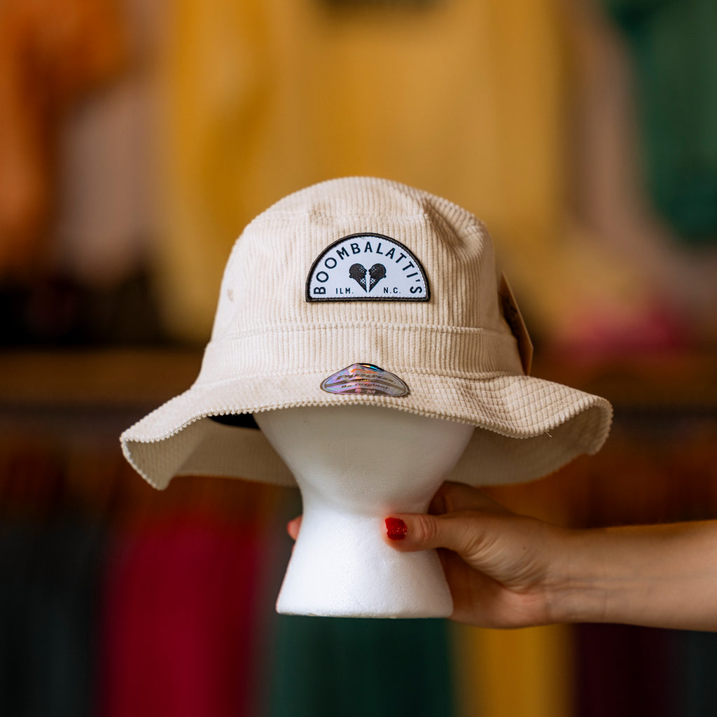Wide Wale Corduroy Bucket Hat – Boombalatti's Handcrafted Ice Cream