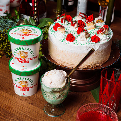 Christmas Tree Ice Cream Cake - Local Pickup Only