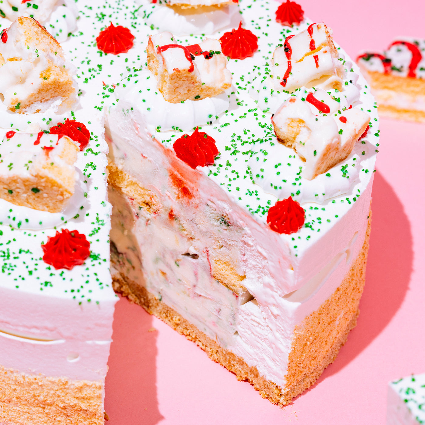 Christmas Tree Ice Cream Cake - Local Pickup Only