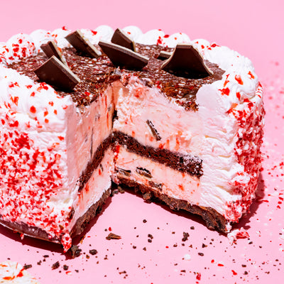 Peppermint Bark Ice Cream Cake - Local Pickup Only