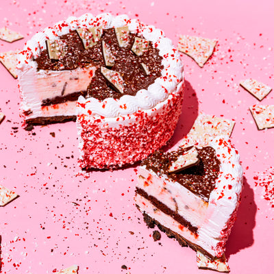 Peppermint Bark Ice Cream Cake - Local Pickup Only