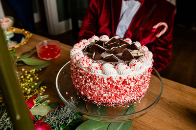 Peppermint Bark Ice Cream Cake - Local Pickup Only