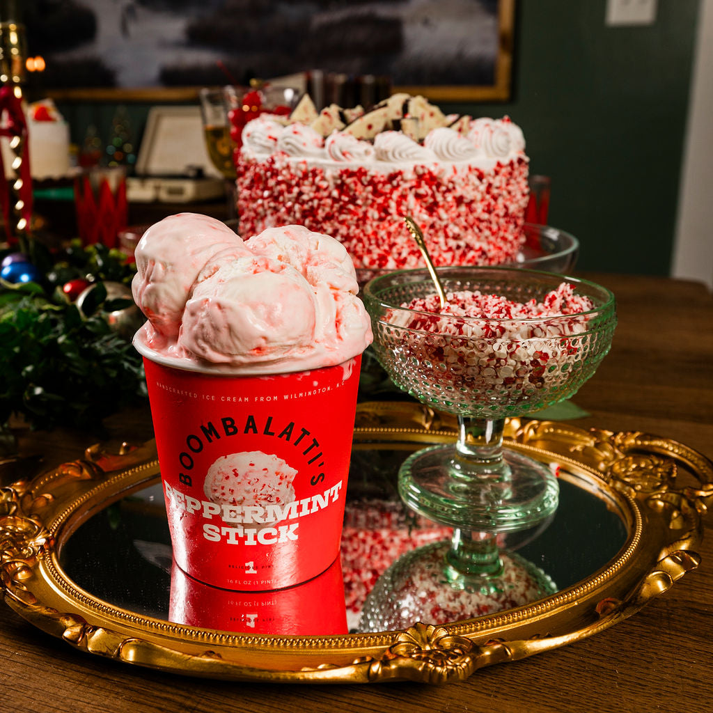 Peppermint Bark Ice Cream Cake - Local Pickup Only