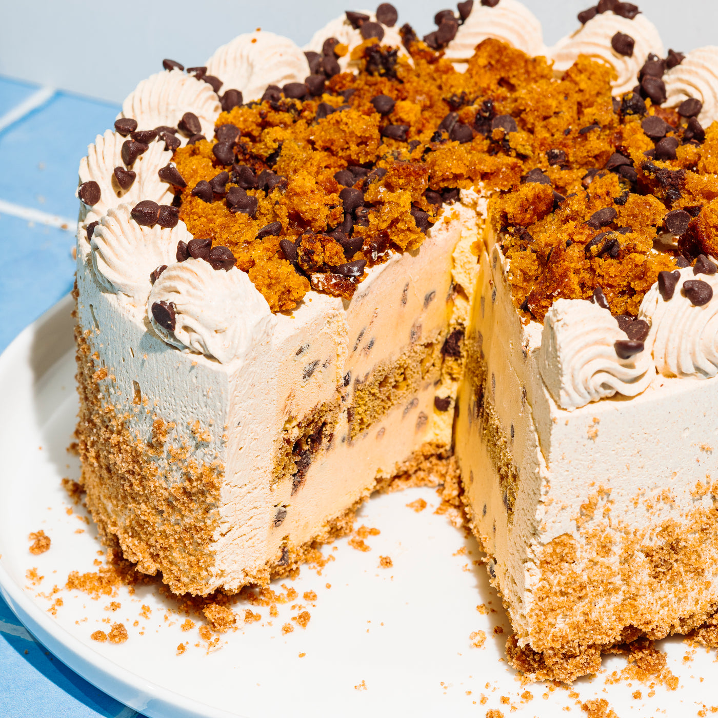Pumpkin Chocolate Chip Ice Cream Cake - Local Pickup Only