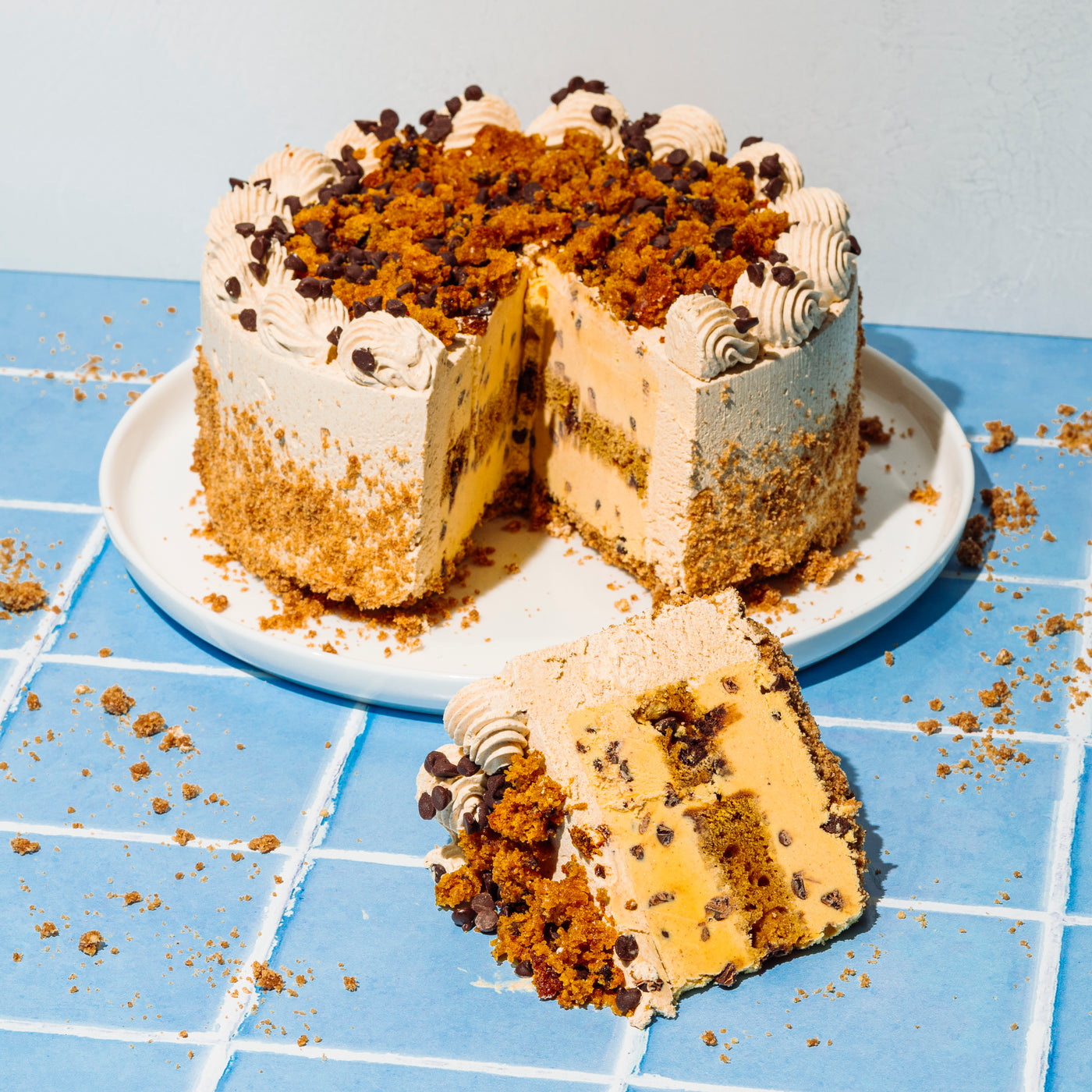 Pumpkin Chocolate Chip Ice Cream Cake - Local Pickup Only