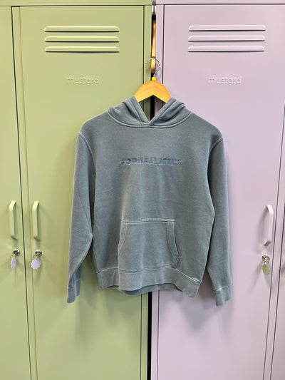 Youth Embroidered Pigment-Dyed Hooded Sweatshirts
